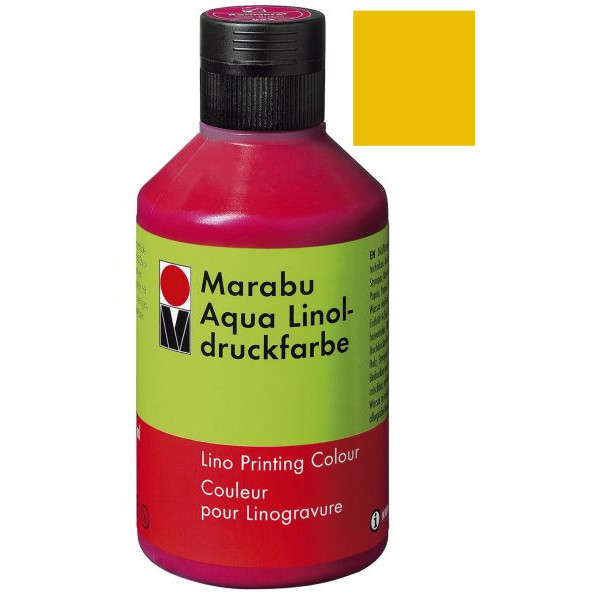 4007751372468 - Linoldruckfarbe Aqua Linol 15100 013 021 mittelgelb 250ml 4007751372468 250 Milliliter