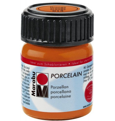 Porzellanmalfarbe Porcelain 11050 039 013, orange, 15ml