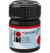 Porzellanmalfarbe Porcelain 11050 039 073, schwarz, 15ml