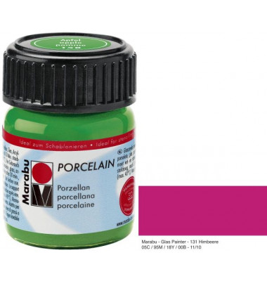 Porzellanmalfarbe Porcelain 11050 039 131, himbeere, 15ml