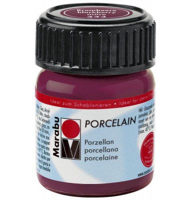 Porzellanmalfarbe Porcelain 11050 039 223, brombeer, 15ml