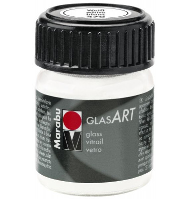 Glasfarbe Glas 13060 039 070, weiß, 15ml Glasfarbe Glas 13060 039 070, weiß, 15ml