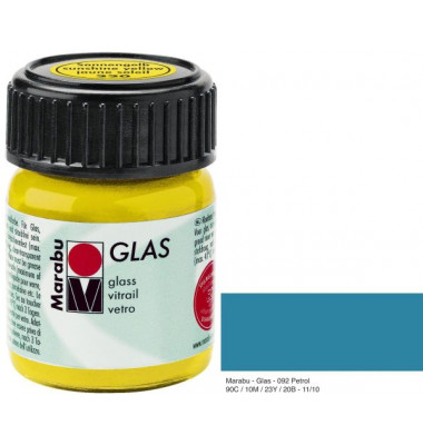 Glasfarbe Glas 13060 039 092, petrol, 15ml