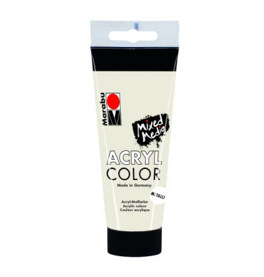 Acrylfarbe Color 12010 050 770, metallic wei&szlig;, 100ml