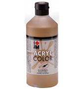 Acrylfarbe Color 12010 075 040, mittelbraun, 500ml