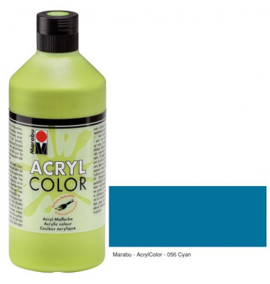 Acrylfarbe Color 12010 075 056, cyan, 500ml