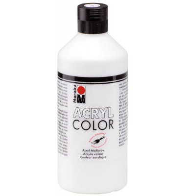 Acrylfarbe Color 12010 075 070, weiß, 500ml