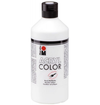 Acrylfarbe Color 12010 075 070, weiß, 500ml Acrylfarbe Color 12010 075 070, weiß, 500ml