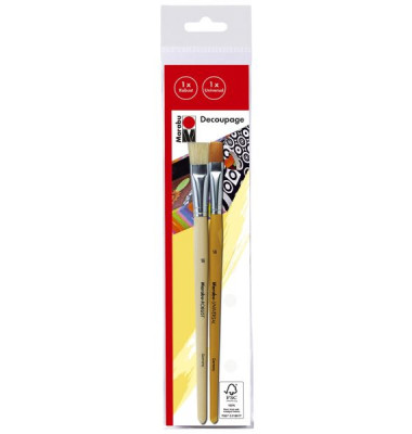 Haarpinsel 01800 000 00201, 14mm, 16mm, 2er-Set