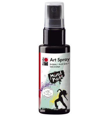 Acrylspray Art Spray 12090 005 073, schwarz, 50ml