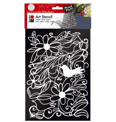 Schablone Art Stencil 02850 000 00 005, Blooming Garden, A4