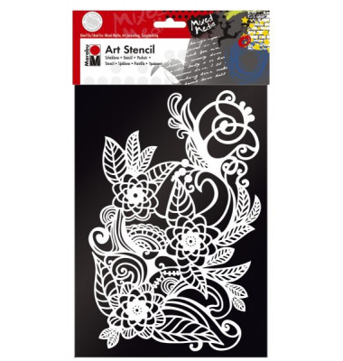 Schablone Art Stencil 02850 000 00 006, Zentangle, A4