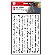 Schablone Art Stencil 02850 000 00 007, Script, A4
