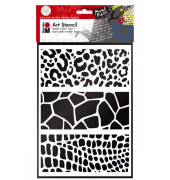 Schablone Art Stencil 02850 000 00 010, Animal Print Combination, A4