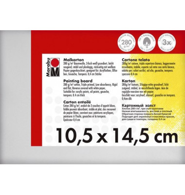 Malkarton 16200 000 00 100, 10x14,5cm