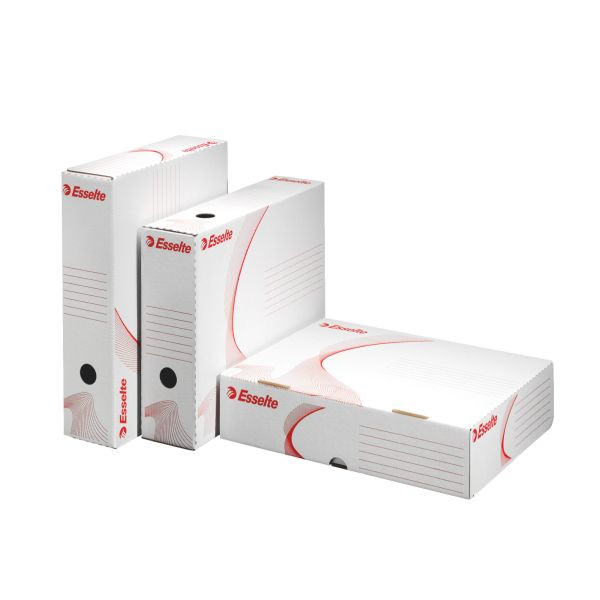 4049793016191 - 128005 Archivbox weiß rot 10 Stück 4049793016191 10 Stück