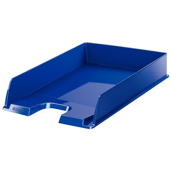 10 Stück Esselte Briefablage VIVIDA 623606, A4 / C4, blau, Polystyrol stapelbar 4049793015392 Esselte