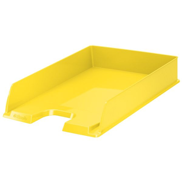 10 Stück Esselte Briefablage VIVIDA 623925, A4 / C4, gelb, Polystyrol stapelbar 4049793026374 Esselte
