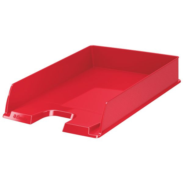 10 Stück Esselte Briefablage VIVIDA 623607, A4 / C4, rot, Polystyrol stapelbar 4049793015422 Esselte