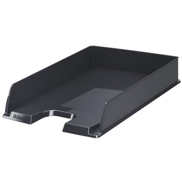 10 Stück Esselte Briefablage VIVIDA 623605, A4 / C4, schwarz, Polystyrol stapelbar 4049793015361 Esselte
