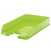 Briefablage Europost 623597 A4 / C4 grün-transparent Kunststoff stapelbar