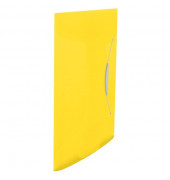 Eckspannmappe 624045, A4 gelb Polypropylen (PP), mit 3 Einschlagklappen