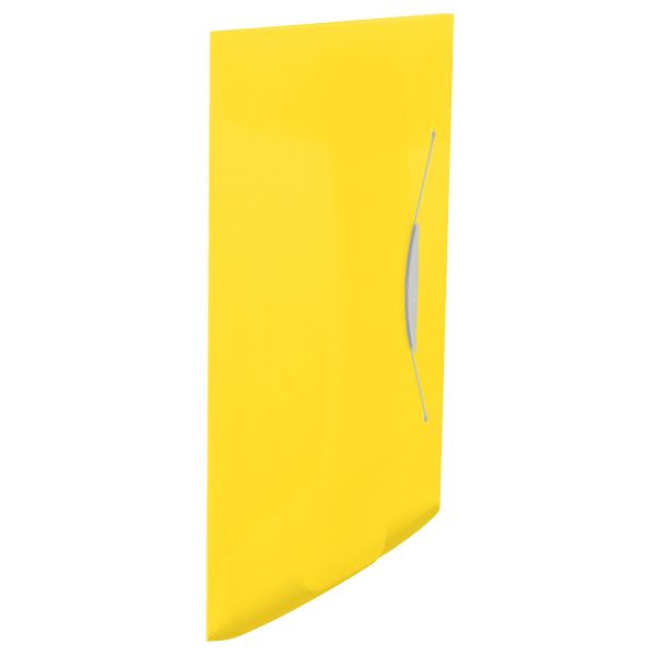 10 Stück Esselte Eckspannmappe Vivida 624045, A4 gelb Polypropylen (PP) 300g, für ca. 150 Blatt, mit 3 Einschlagklappen 4049793028675 Esselte