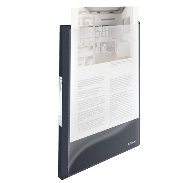 10 Stück Esselte Sichtbuch Vivida Panorama 624010, schwarz, A4, mit 20 Hüllen, Polypropylen (PP) 4049793028323 Esselte