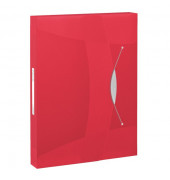 Heftbox 624048, A4 rot, 40mm Füllhöhe, Polypropylen 80g