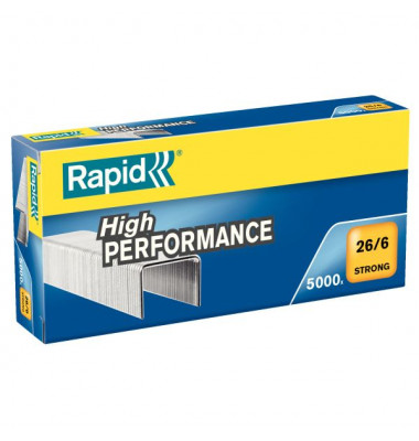 Heftklammern STRONG 24862000, Stahldraht verzinkt, 26/6, Heftleistung 30 Blatt max. Heftklammern STRONG 24862000, Stahldraht verzinkt, 26/6, Heftleistung 30 Blatt max.