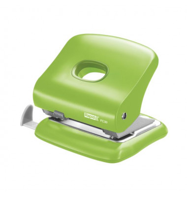 B&uuml;rolocher FC30 5000361, hellgr&uuml;n, bis 3mm 30 Blatt, mit Anschlagschiene