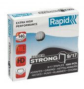 Heftklammern Super Strong 9/17, 24871600, Stahldraht verzinkt, Heftleistung 140 Blatt max.