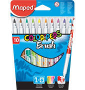 M848010 ColorPepsBrush Pinselfasermaleretui sort