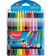 MAPED M897412 COLOR'PEPS Faserschreiber+Bunstifte sort
