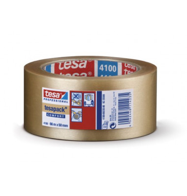 Packband tesapack 04100-00227-00, 50mm x 66m, 65my, transparent