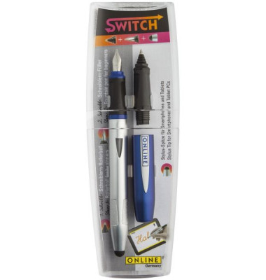 ONLINE 25023 Switch 2-Teilig Schreibgeräteset Two in One blue ONLINE 25023 Switch 2-Teilig Schreibgeräteset Two in One blue