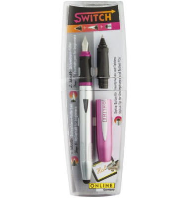 25025 Switch  2-Teilig Schreibgeräteset Two in One pink
