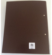 Ringbuch Basic Colours 20606-11, A4 2 Ringe 25mm Ring-Ø Pappe Polypropylen Cellophanierung braun
