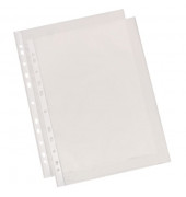 Prospekth&uuml;llen Economy 56094, A4 transluzent genarbt, oben offen, 0,05mm