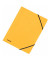 Eckspannmappe Rainbow 44203, A4 gelb Karton 390g
