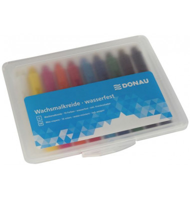 Wachsmalkreide Etui - 10 Farben, wasserfest, Etui