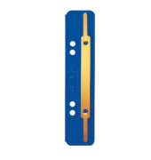 Heftstreifen kurz 3701-00-35, 3,5x15,8cm (BxL), Karton mit Metalldeckleiste, blau