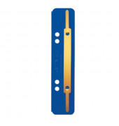 Heftstreifen kurz 3701-00-35, 35x158mm, Karton mit Metalldeckleiste, blau