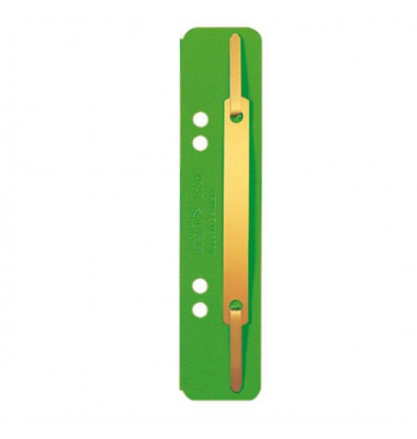 Heftstreifen kurz 3701-00-55, 35x158mm, Karton mit Metalldeckleiste, grün