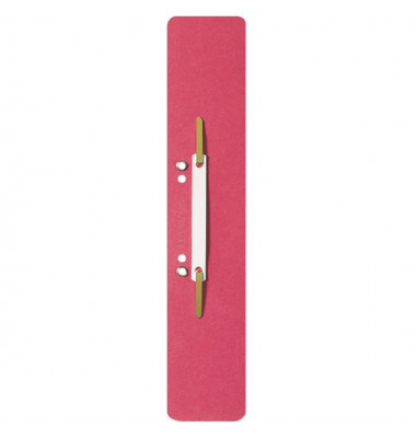 Heftstreifen lang 3700-00-25, 6x30,5cm (BxL), Kunststoff mit Kunststoffdeckleiste, rot