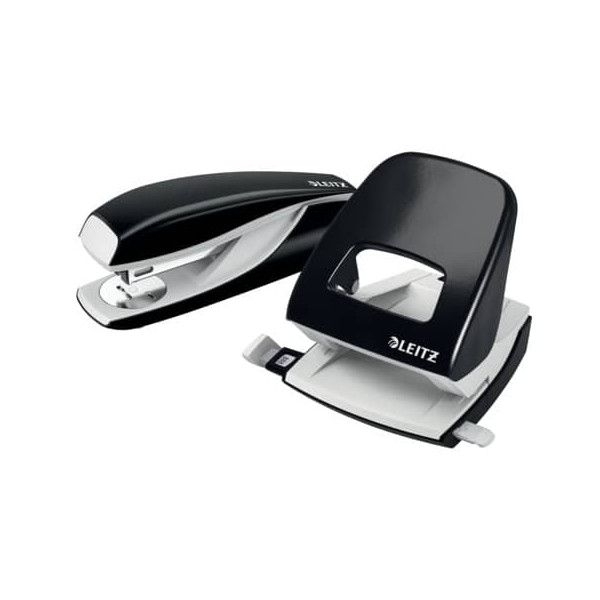 4002432370283 - AKTION LEITZ Locher und Heftgeräte Set WOW 5095 schwarz mit Prämie nach Registrierung