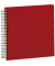 Fotospiralbuch SOHO - 23 x 23 cm, 60 Blatt, rot