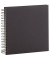 Fotospiralbuch SOHO - 23 x 23 cm, 60 Blatt, schwarz