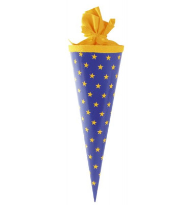 Schultüte Sterne 35cm rund 93010 Schultüte Sterne 35cm rund 93010