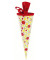 Schultüte Punkte 35cm rund 93011